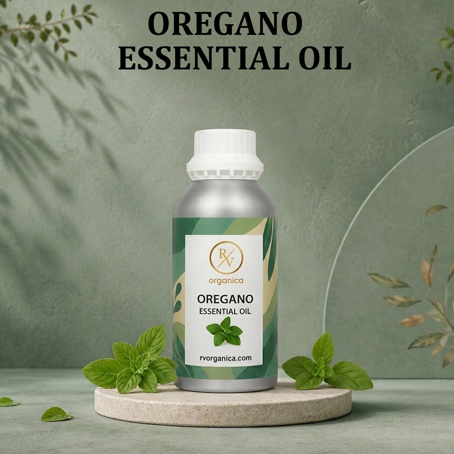 Oregano Essential Oil bottle with label pure natural aromatic therapeutic essential oil
