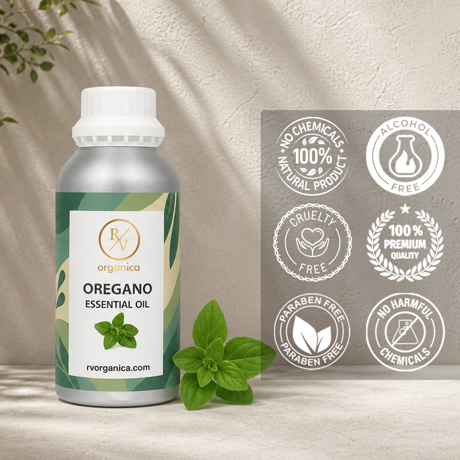 Oregano Essential Oil no harmful chemicals paraben free cruelty free alcohol free essential oil
