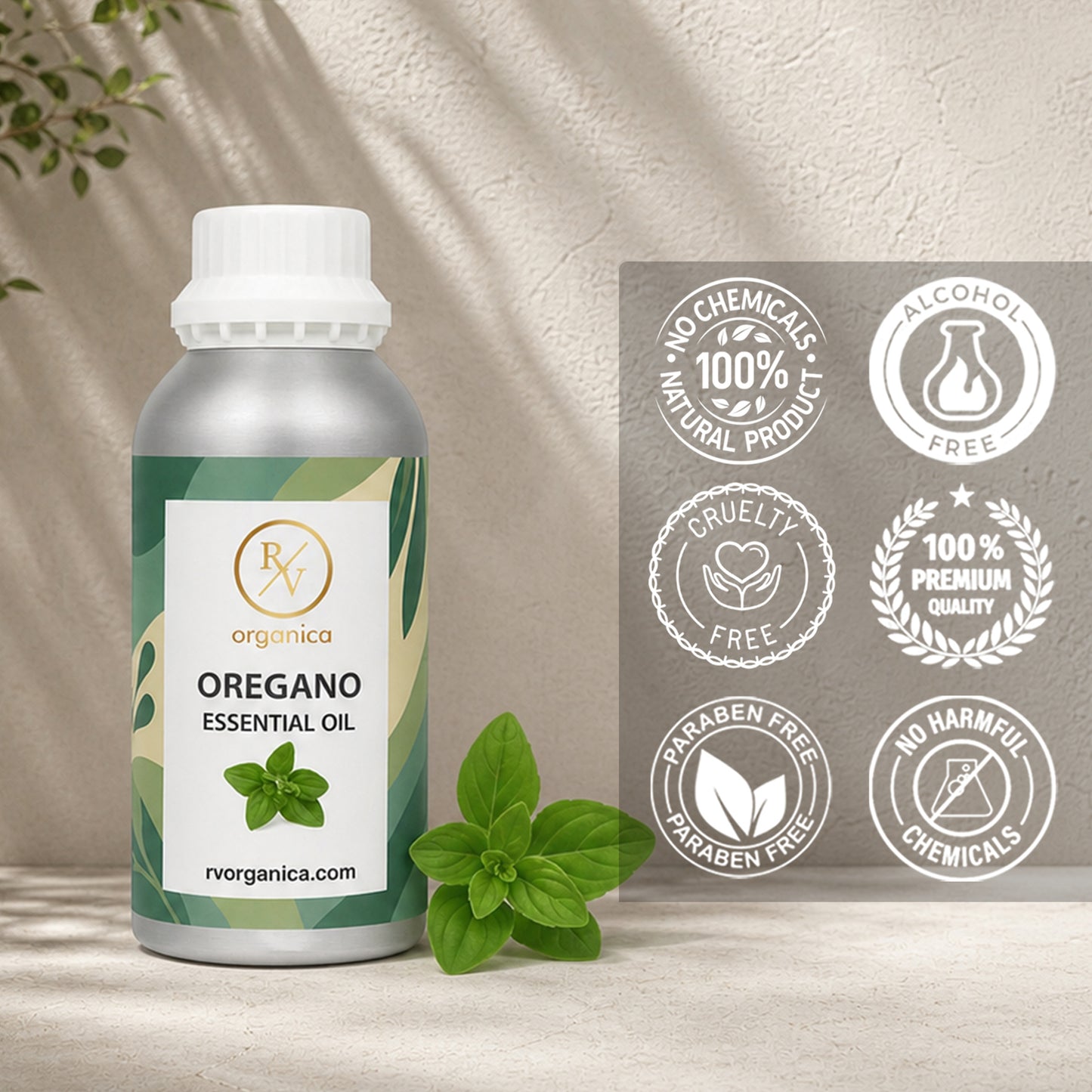 Oregano Essential Oil no harmful chemicals paraben free cruelty free alcohol free essential oil

