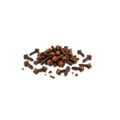 Dried organic cloves spice isolated on white background