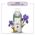 Orris Fragrance Oil bottle — powdery violet floral essential oil derived from Iris pallida root for perfumery and aromatherapy