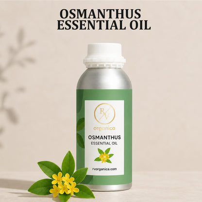 Osmanthus Essential Oil bottle with label pure natural aromatic therapeutic essential oil
