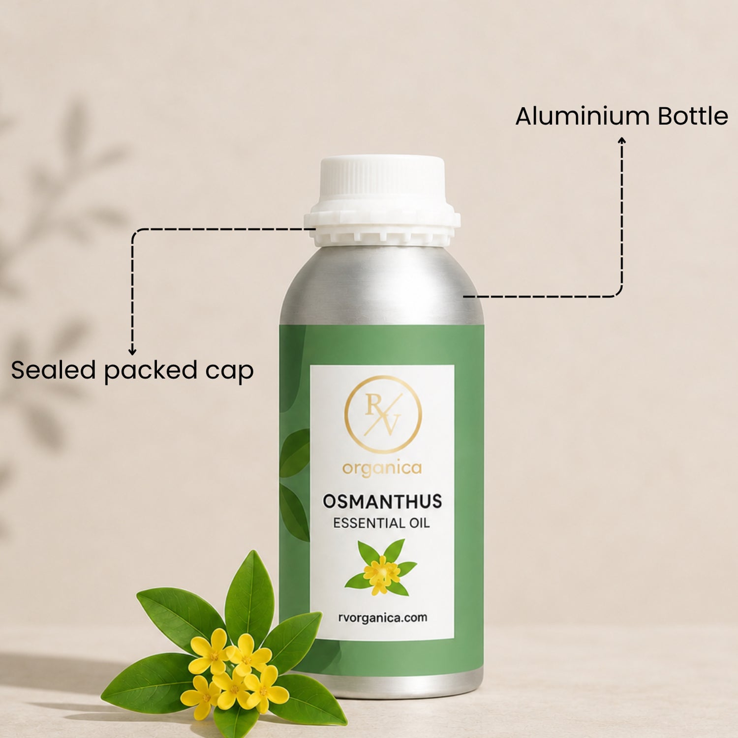 Osmanthus Essential Oil sealed packed cap aluminium bottle premium quality pure natural essential oil
