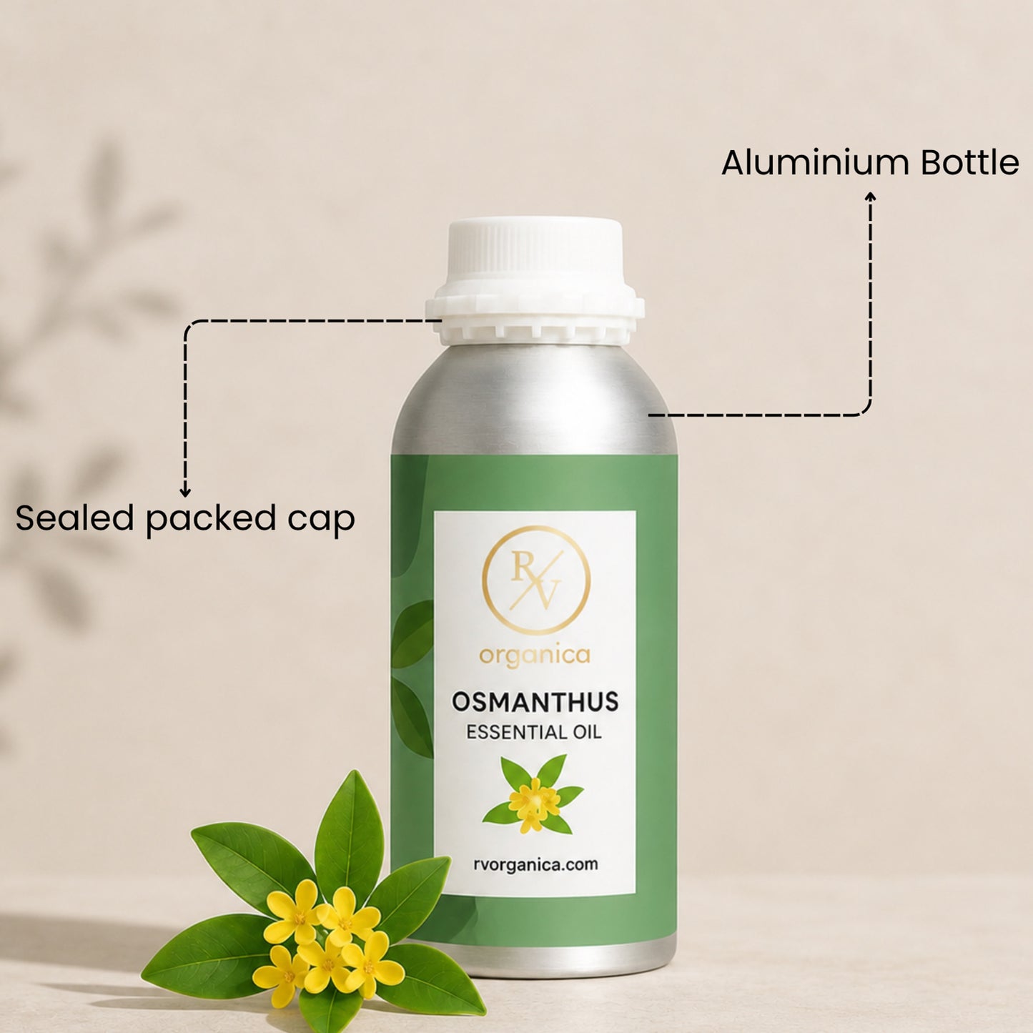Osmanthus Essential Oil sealed packed cap aluminium bottle premium quality pure natural essential oil
