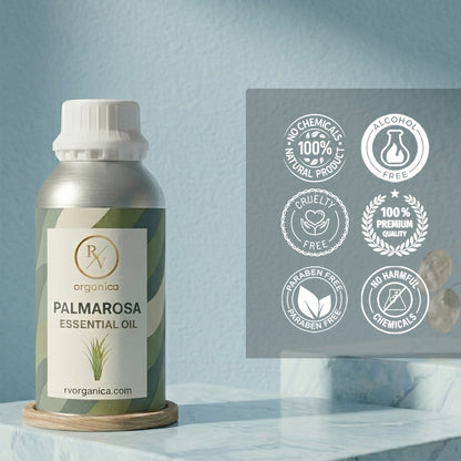 Palmarosa Essential Oil no harmful chemicals paraben free cruelty free alcohol free essential oil
