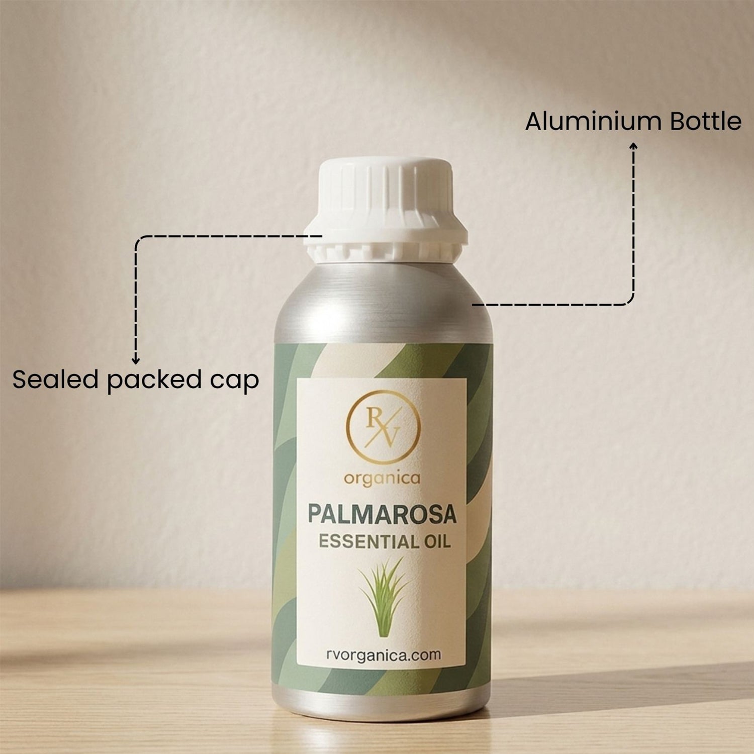 Palmarosa Essential Oil sealed packed cap aluminium bottle premium quality pure natural essential oil

