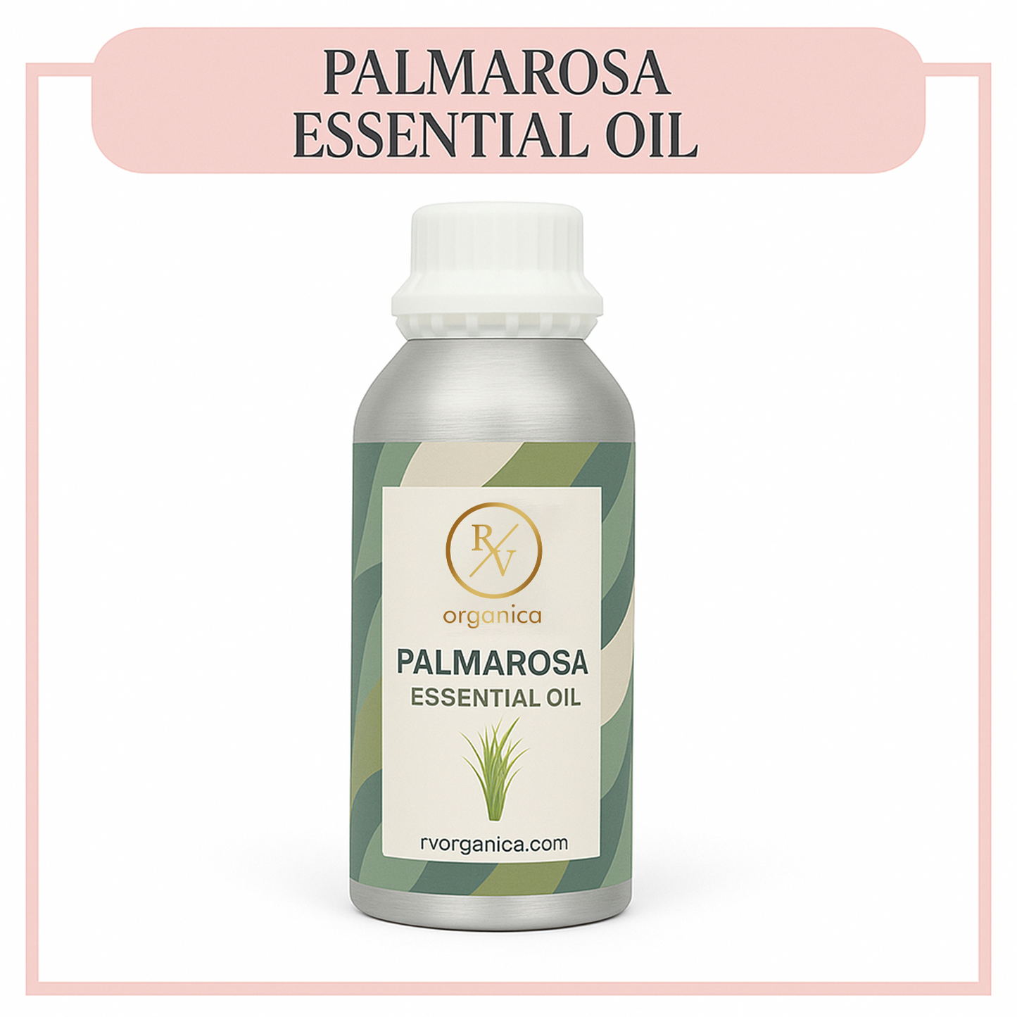 Pure Palmarosa Essential Oil for aromatherapy and skincare –RV Organica