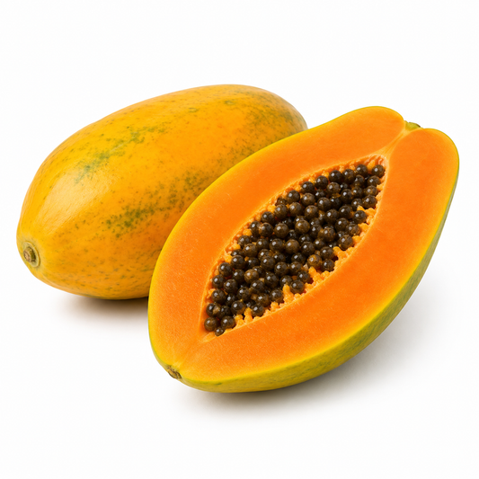 Papaya Fragrance Oil with a sweet tropical and fruity aroma, inspired by ripe papaya for a juicy, refreshing, and long-lasting scent ideal for candles, soaps, perfumes, and personal care products. - second image