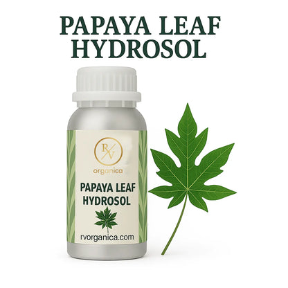 Papaya leaf hydrosol - pure natural floral water toner bottle 