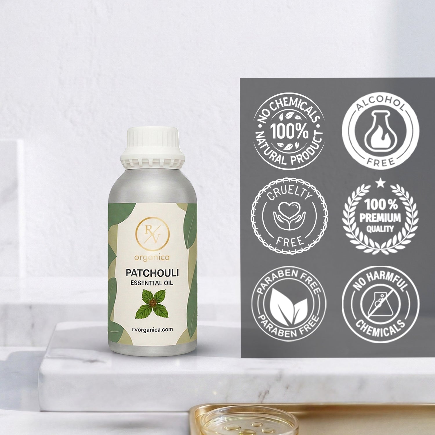 Patchouli essential oil key features long lasting rich aroma aromatherapy skincare oil