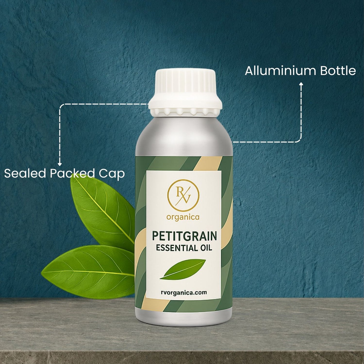Petitgrain Essential Oil sealed packed cap aluminium bottle premium quality pure natural essential oil

