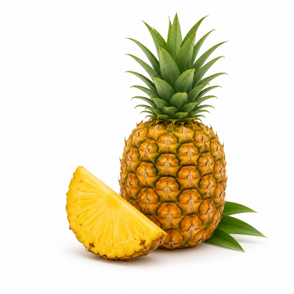 Pineapple Fragrance Oil with a sweet tropical fruity aroma, offering a fresh and long-lasting scent ideal for candles, soaps, perfumes, and personal care products.