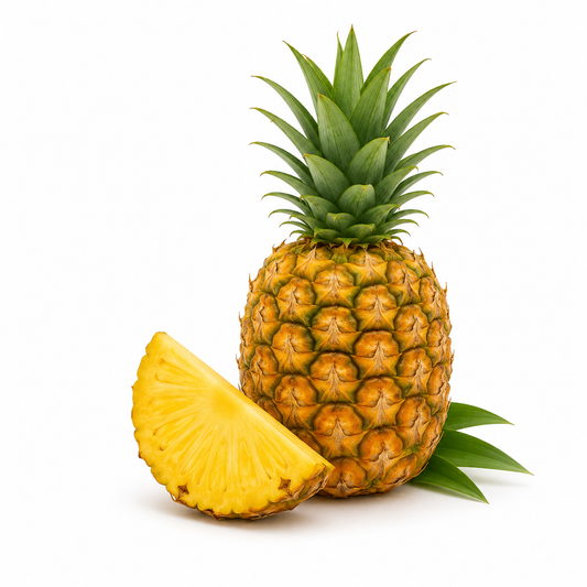 Pineapple Fragrance Oil with a sweet tropical fruity aroma, offering a fresh and long-lasting scent ideal for candles, soaps, perfumes, and personal care products.
