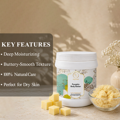 RV Organica Pumpkin Body Butter for deep moisturizing and dry skin care