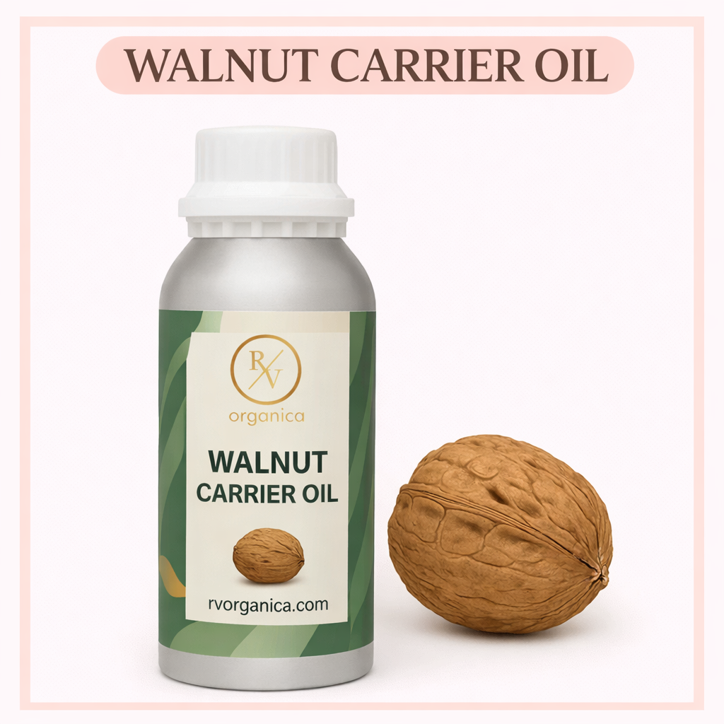 Pure walnut carrier oil for hair and skin cosmetic use