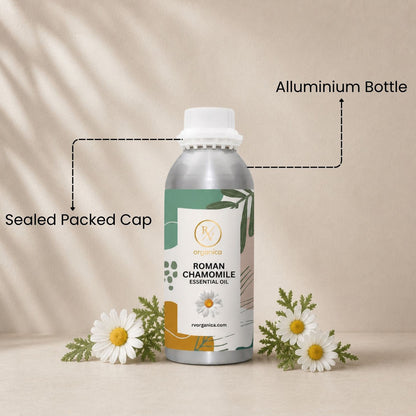 Roman Chamomile Essential Oil sealed packed cap aluminium bottle premium quality pure natural essential oil
