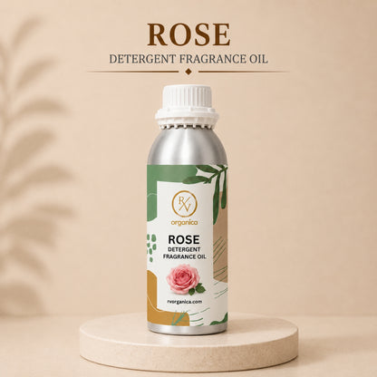 Rose Detergent Fragrance Oil with a fresh floral and laundry-inspired aroma, offering a clean, elegant, and long-lasting fragrance ideal for detergents, fabric care, soaps, candles, and home fragrance products.