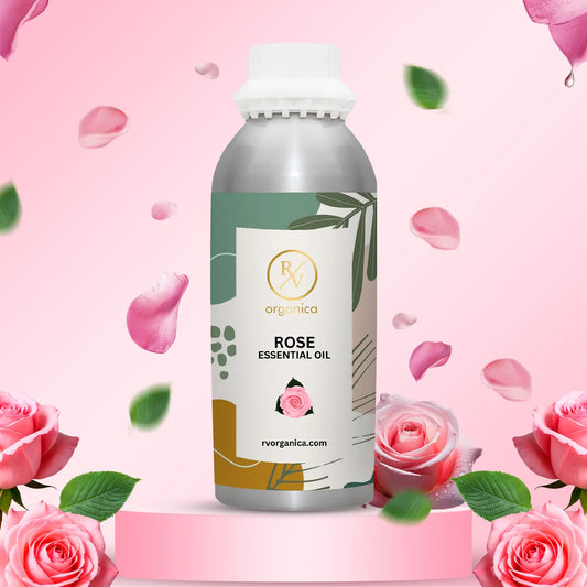 Pure Rose Essential Oil for aromatherapy and skincare –RV Organica - second image
