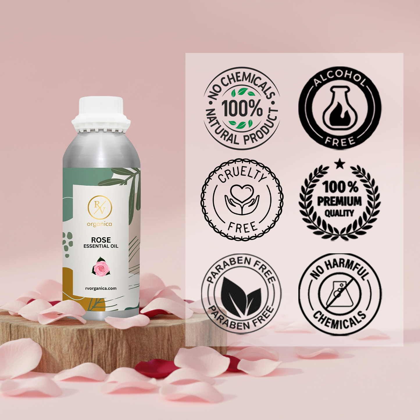 Rose Essential Oil natural premium quality cruelty free and paraben free benefits