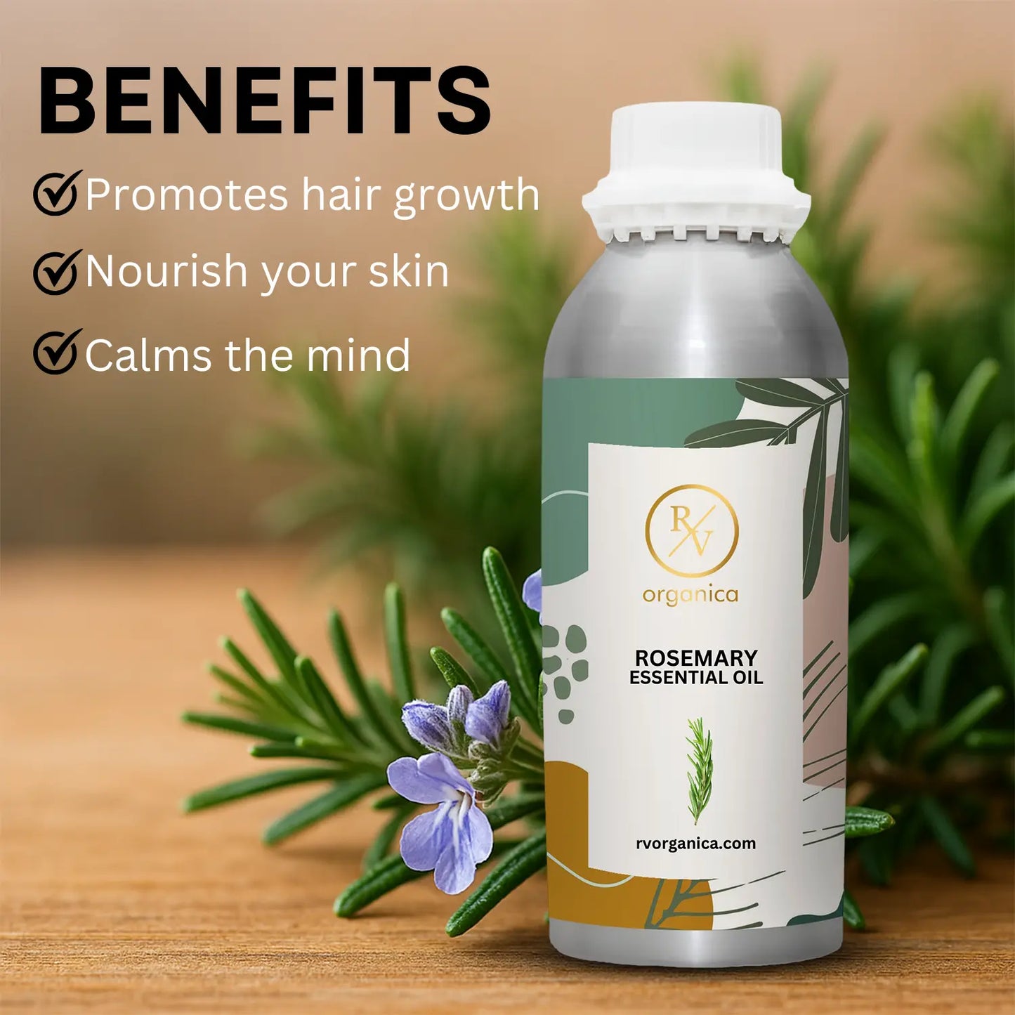 Rosemary Essential Oil key features for hair care aromatherapy and wellness