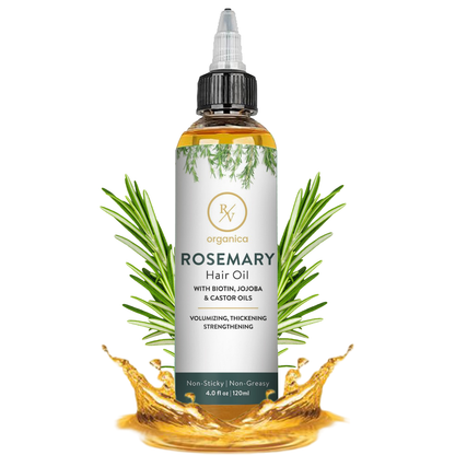 Natural Rosemary Hair Oil for strong, shiny, healthy hair – RV Organica