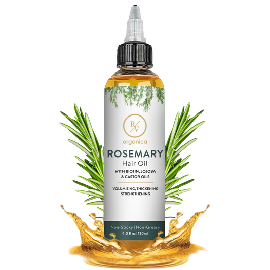 Natural Rosemary Hair Oil for strong, shiny, healthy hair – RV Organica