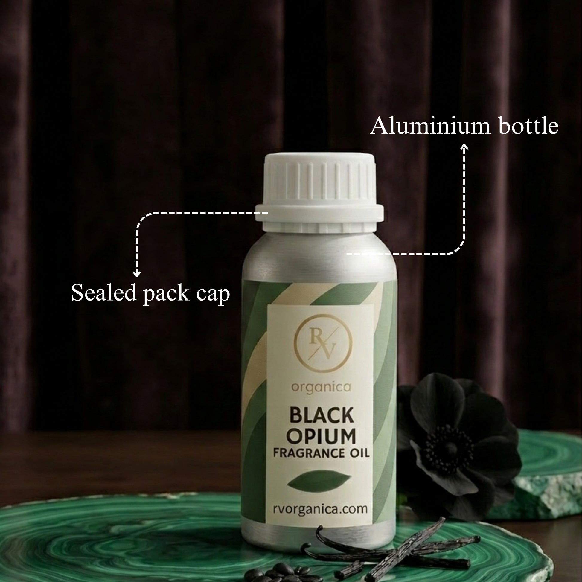 rv-organica-black-opium-fragrance-oil-sealed-aluminium-bottle-packaging