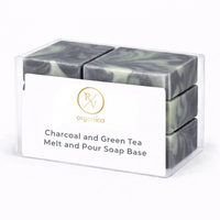 Charcoal and Green Tea Melt and Pour Soap Base