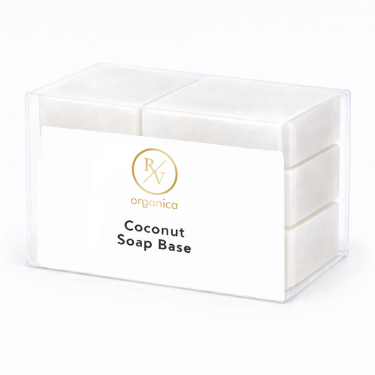RV Organica coconut soap base for melt and pour deep moisturizing and nourishing skin care soap making