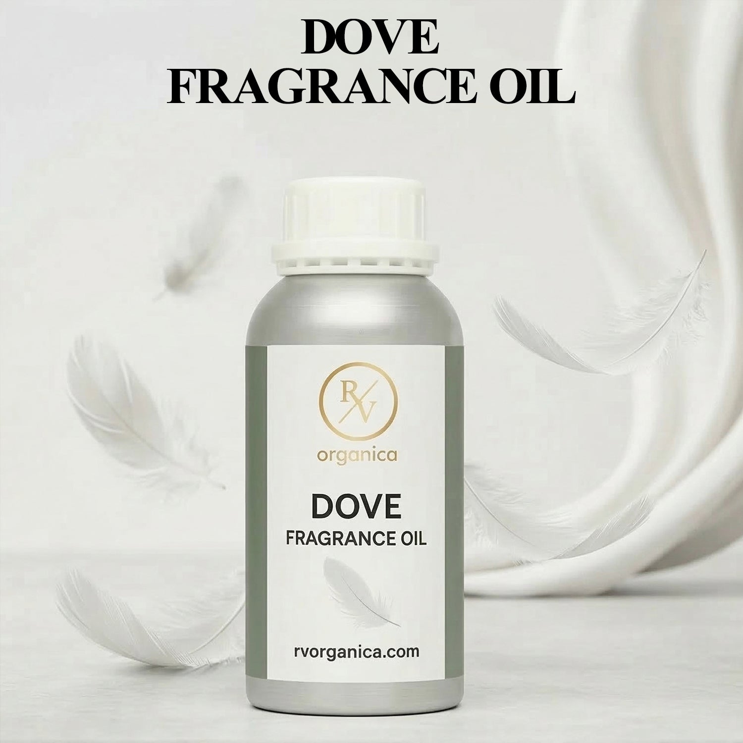 RV Organica dove fragrance oil original product bottle with label packaging