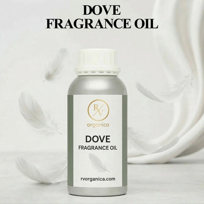 RV Organica dove fragrance oil original product bottle with label packaging