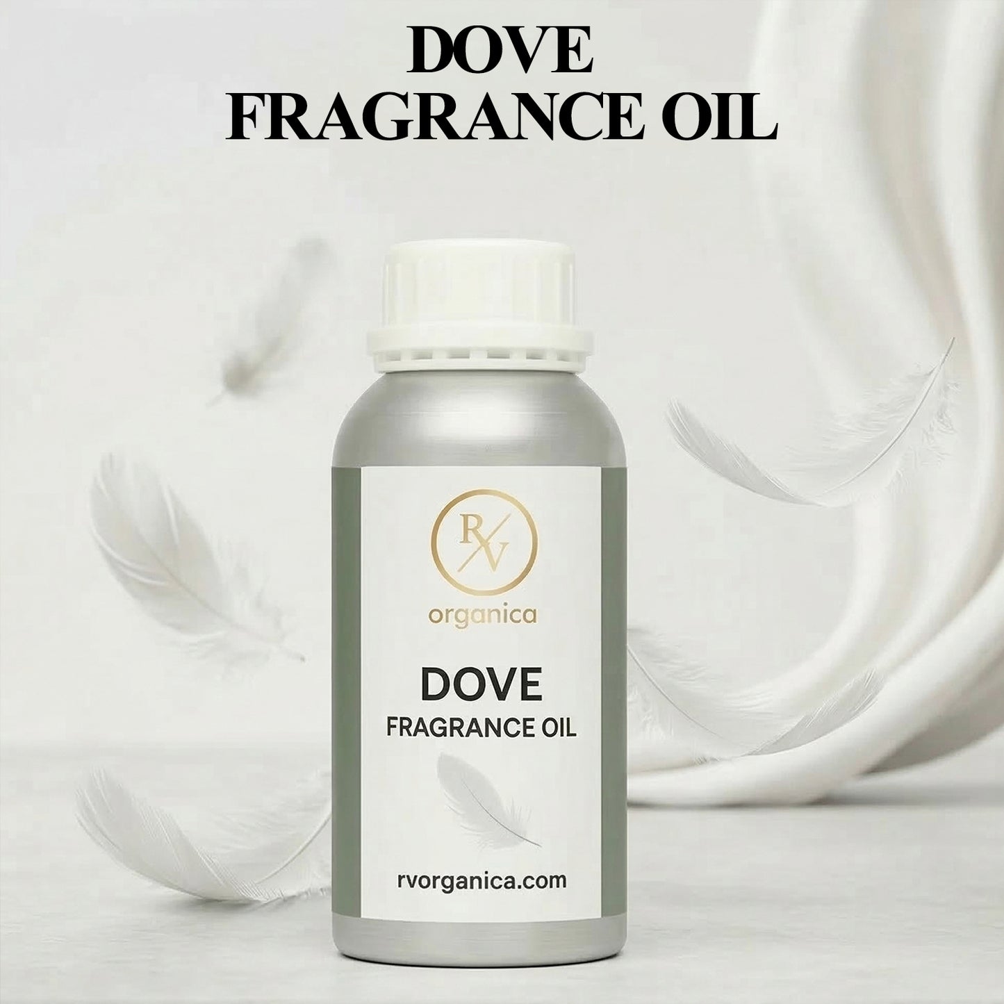 RV Organica dove fragrance oil original product bottle with label packaging
