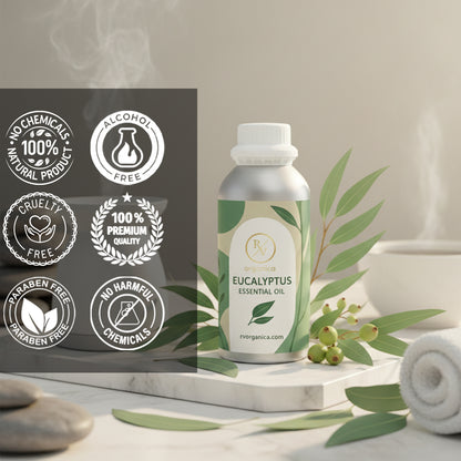RV Organica eucalyptus essential oil paraben free chemical free cruelty free natural product