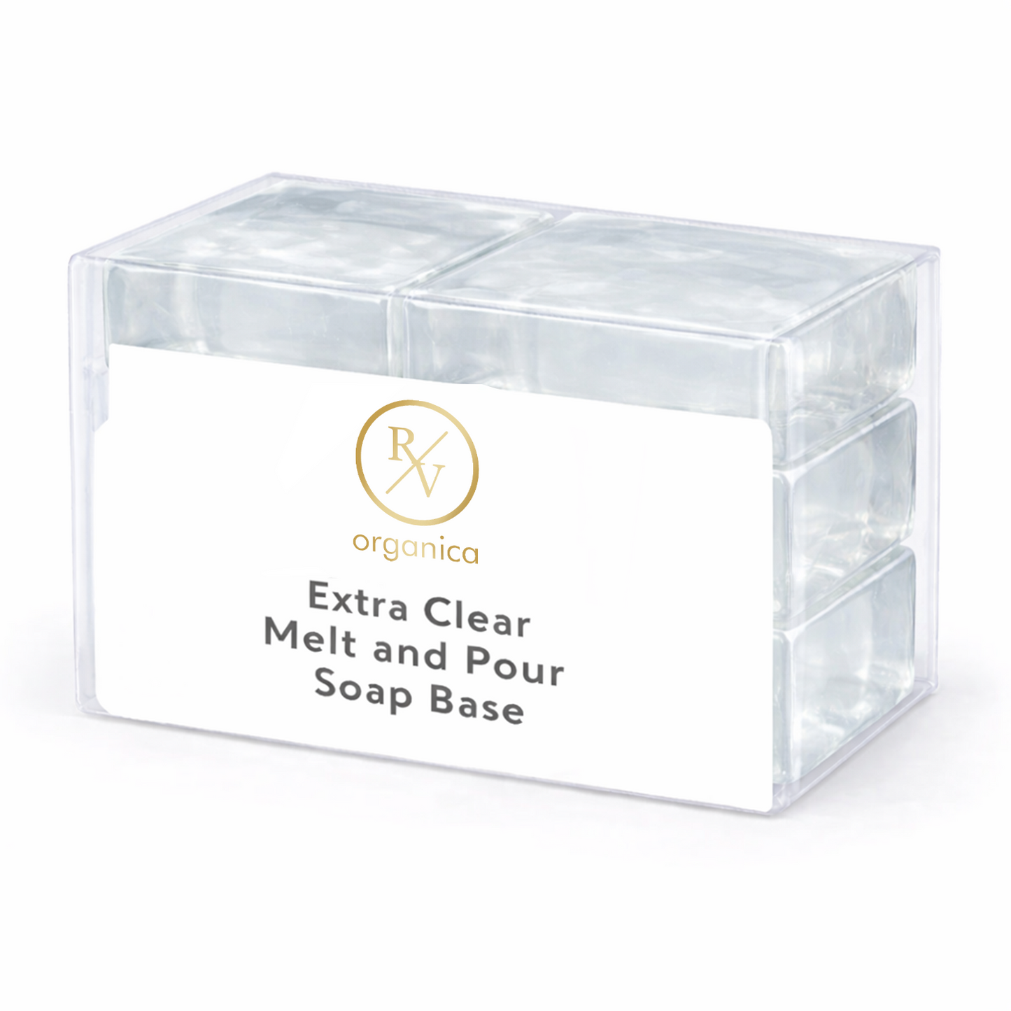 RV Organica extra clear melt and pour soap base for transparent glycerin soap making