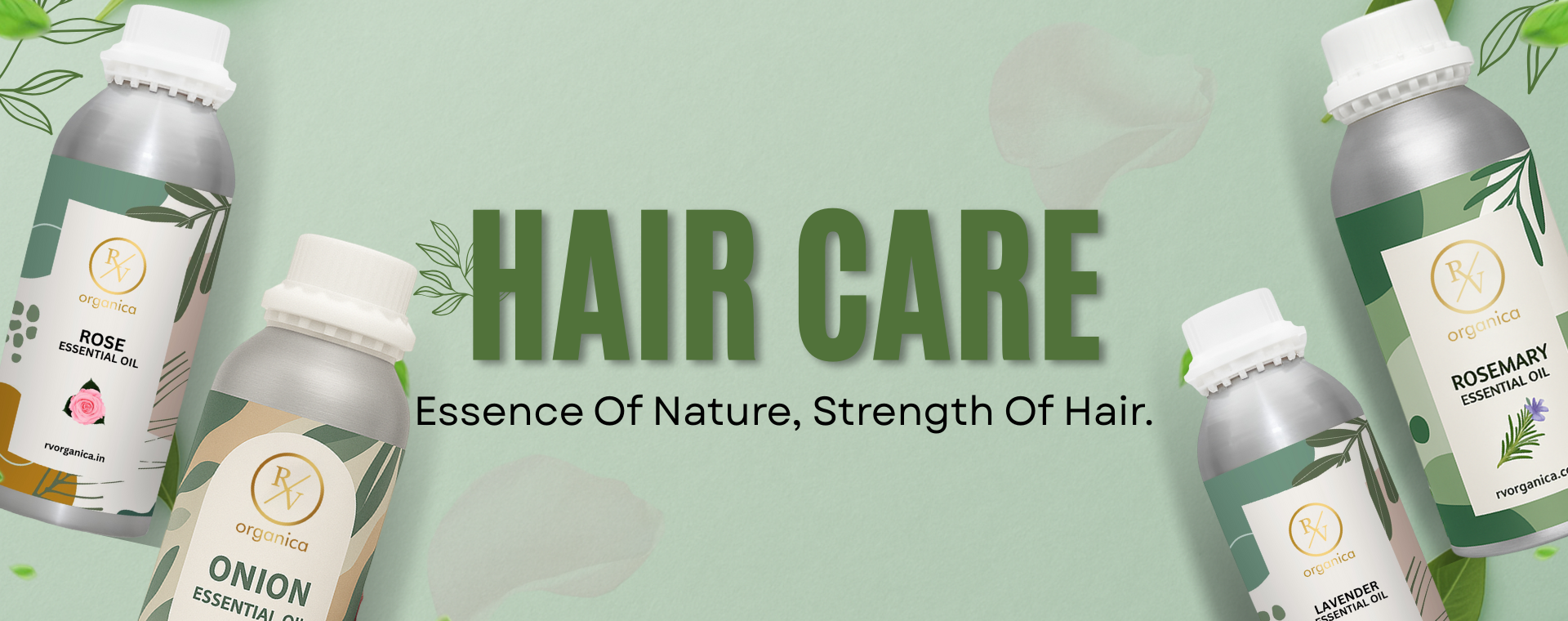 Rv Organica Essential Oils for Hair Care