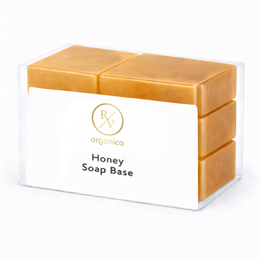 RV Organica honey soap base for melt and pour moisturizing and natural glow soap making