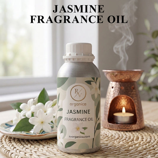 RV Organica jasmine fragrance oil floral sweet scent for perfume candle and soap making - second image