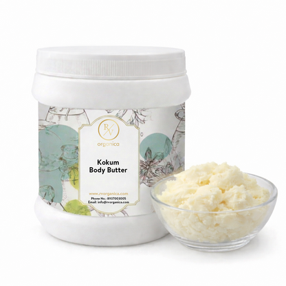 RV Organica kokum body butter for deep moisturizing and repairing dry damaged skin