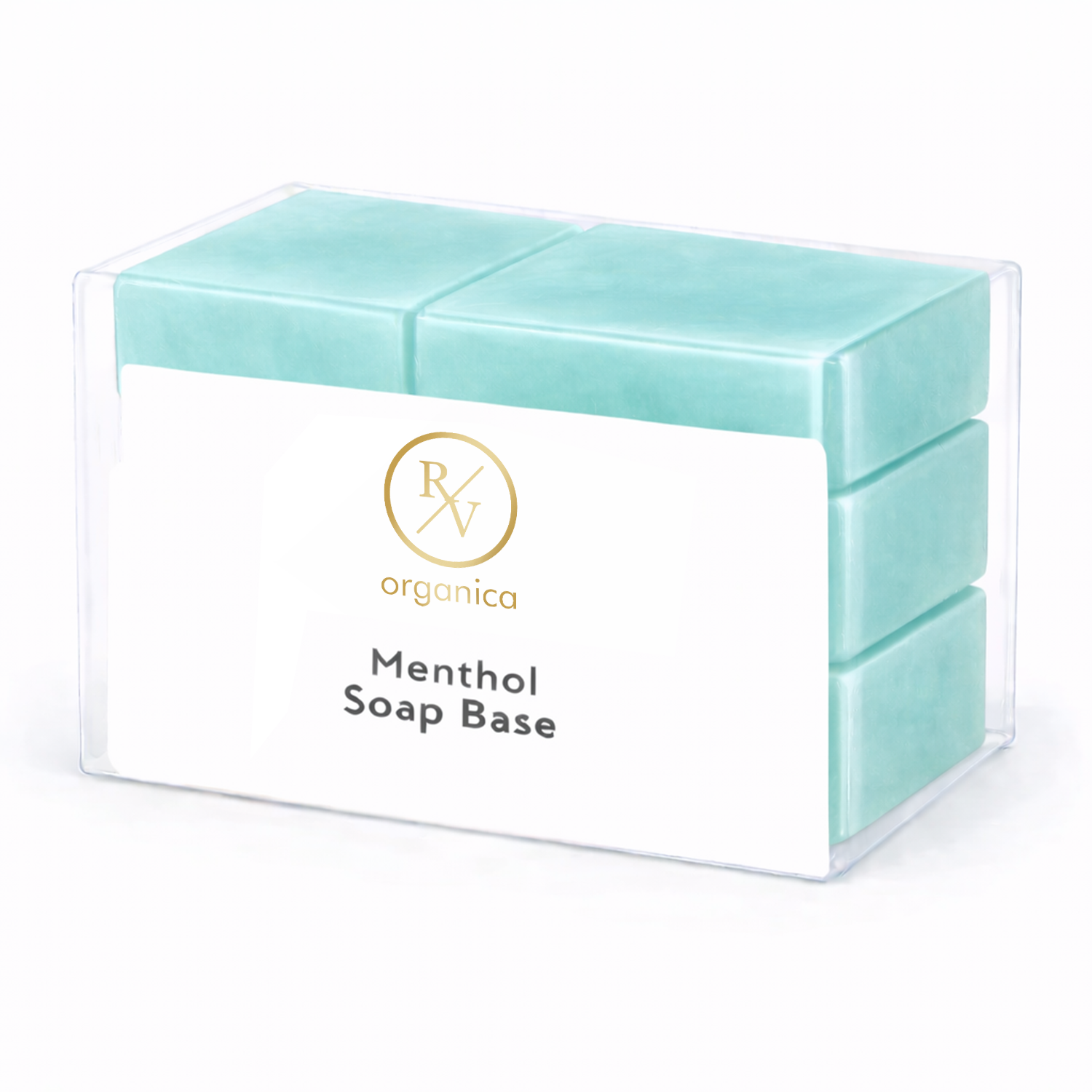 RV Organica menthol soap base for melt and pour cooling and refreshing soap making