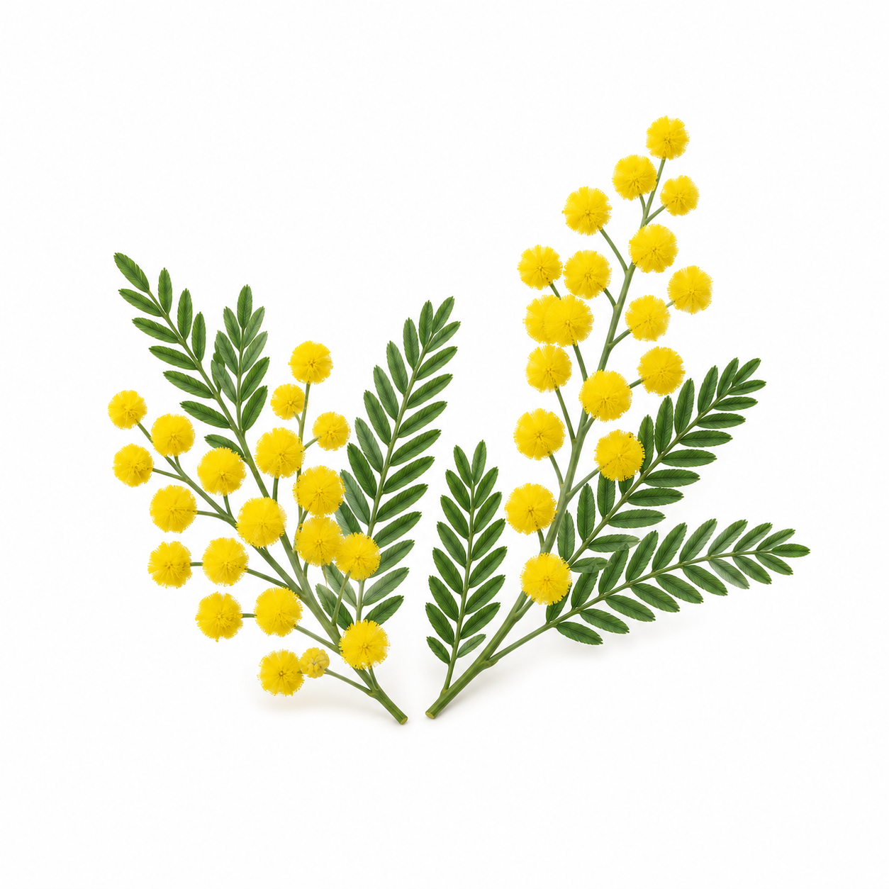 "RV Organica Mimosa Essential Oil bottle displayed elegantly on a clean background, highlighting pure and natural mimosa oil known for its delicate floral aroma, aromatherapy benefits, and fragrance applications."