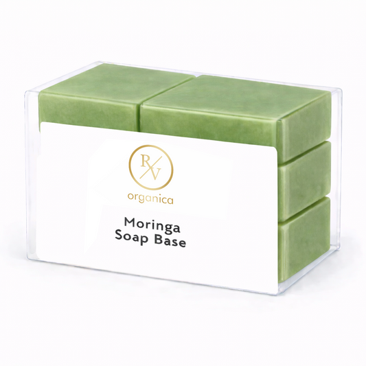 RV Organica moringa soap base for melt and pour nourishing and antioxidant rich soap making