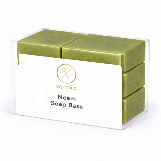RV Organica neem soap base for melt and pour antibacterial and acne control soap making