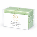RV Organica neem tulsi melt and pour soap base for antibacterial and deep cleansing soap making