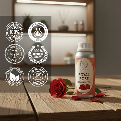 RV Organica royal rose fragrance oil paraben free chemical free cruelty free natural product