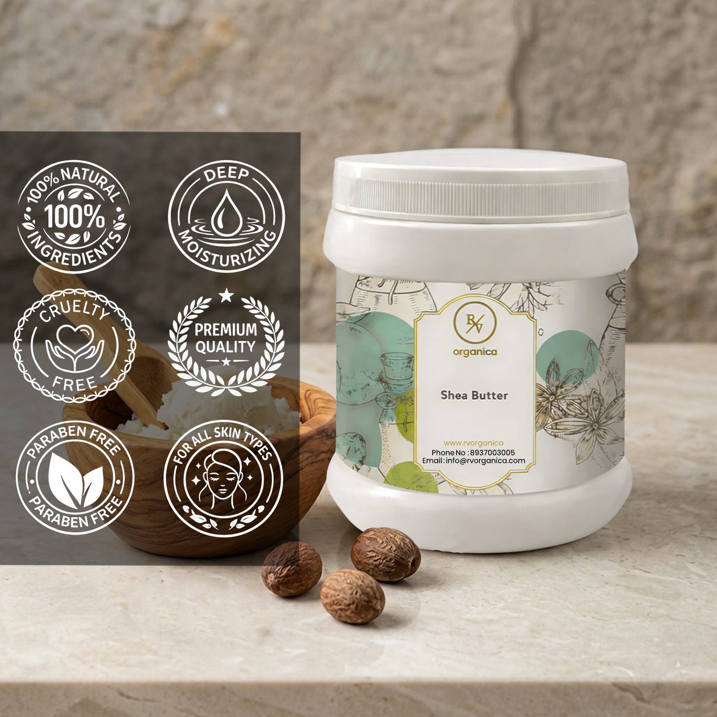 rv-organica-shea-body-butter-benefits-icons-natural-paraben-free