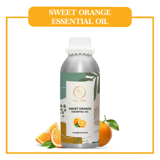 RV Organica sweet orange essential oil for aromatherapy skin brightening and refreshing fragrance