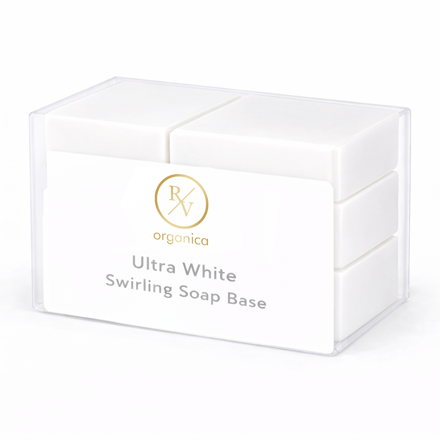 RV Organica ultra white glycerin soap base for melt and pour smooth finish soap making
