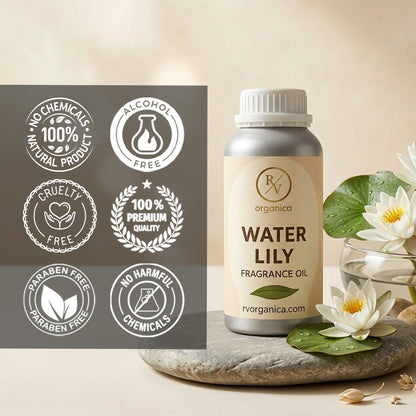 RV Organica water lily fragrance oil paraben free chemical free cruelty free and natural product