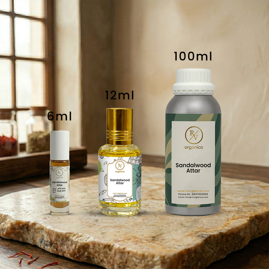 Sandalwood Attar size range 6ml 12ml 100ml with sealed aluminium bottle premium quality long lasting attar oil - second image