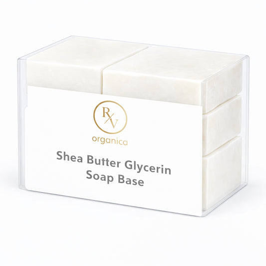 Shea butter glycerin soap base for melt and pour handmade soap making, moisturizing transparent base for DIY skincare soaps